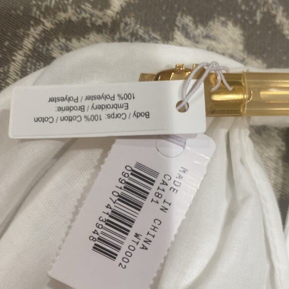 J. Crew white Eyelet bow hair clip Hair barrette - Picture 7 of 9